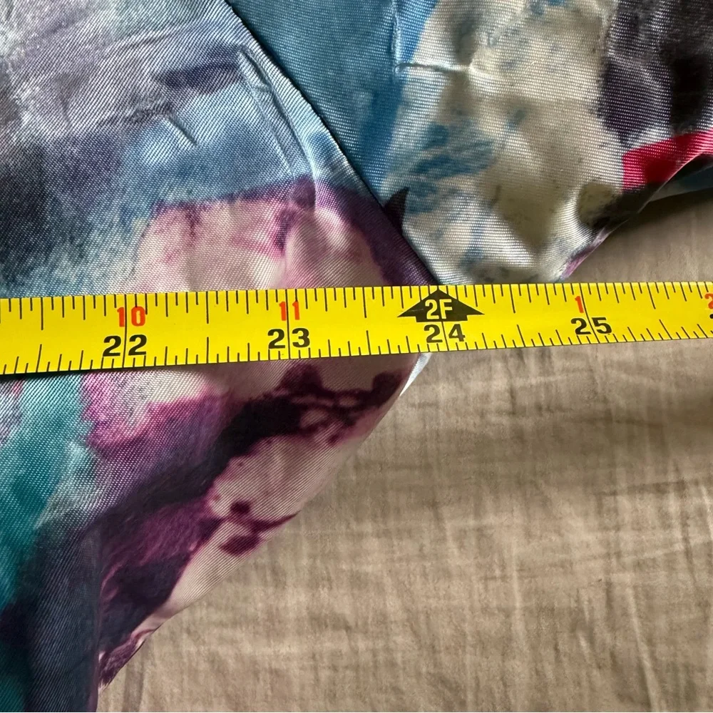 Vintage Polaris Snowmobile Puffer Jacket Thermoloft Abstract Map‎ Print